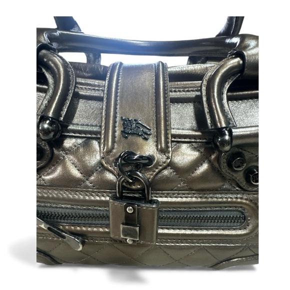 Burberry Quilted Leather Montgomery Satchel Bag - Picture 3 of 9